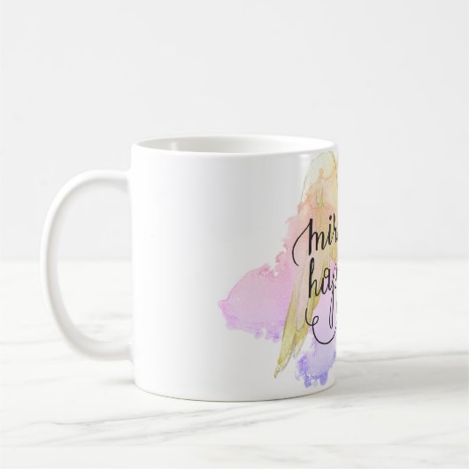 Mug Miracles Happen Angel ailes (Gauche)