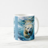 Mug Mirage arctique : Le Monarque de la natation (Devant droit)