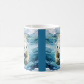 Mug Mirage arctique : Le Monarque de la natation (Centre)