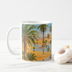 Mug Mirage de palmier d'oasis du désert