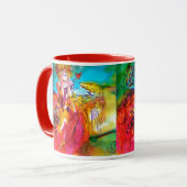 Mug MIRANDOLINA, Masque de Carnaval vénitien (Devant gauche)