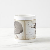 Mug Miroir de l'Uranie, Vintage constellation Aquarius (Centre)