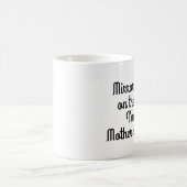 Mug Miroir de miroir sur le mur je suis ma mère après (Centre)