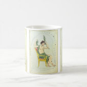 Mug Miroir d'Urania, Carte céleste d'astronomie vintag (Centre)