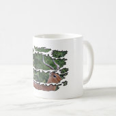 Mug Miroir Impala de la faune arrachée (Devant droit)