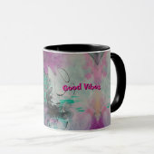 Mug Miroir Kaléidoscope Abstrait (Devant droit)