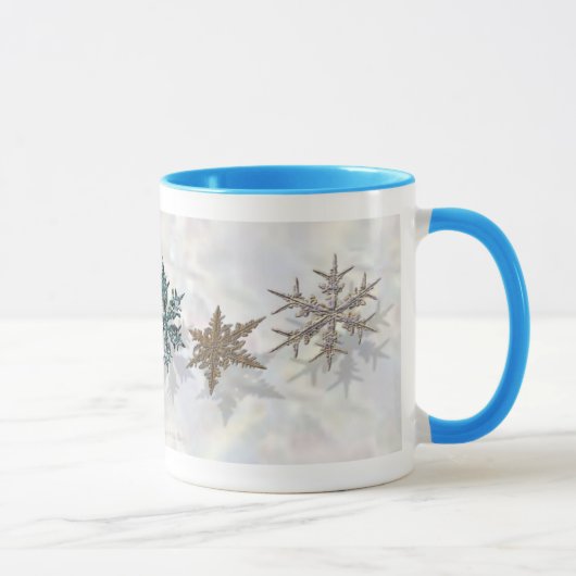 Mug Miroiter des flocons de neige Drinkware (Droite)
