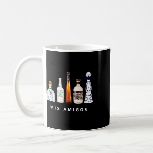 Mug Mis Amigos Tequila Funny Cinco De Mayo Parc Mexica (Gauche)