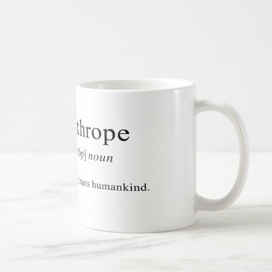 Mug Misanthrope [définition] (Droite)