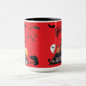 Mug Mischief au clair de lune rouge vif (Centre)
