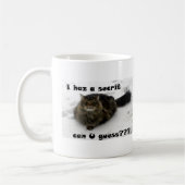 Mug Mischievous Maine Coon dans la neige (Gauche)