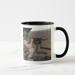 Mug Mise à feu d'essai marine des USA une mitrailleus
