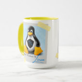 Mug Mise à niveau de Windows Kali Linux Tux (Devant gauche)