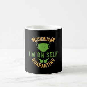 Mug Mise en quarantaine Conception de sensibilisation 