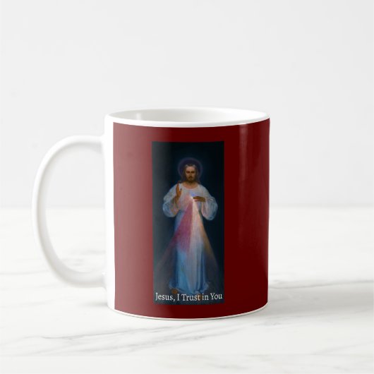 Mug Miséricorde divine Image de Jésus Christ (Gauche)
