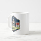 Mug Miskatonic University Arkham Vintage Travel Badge (Devant gauche)
