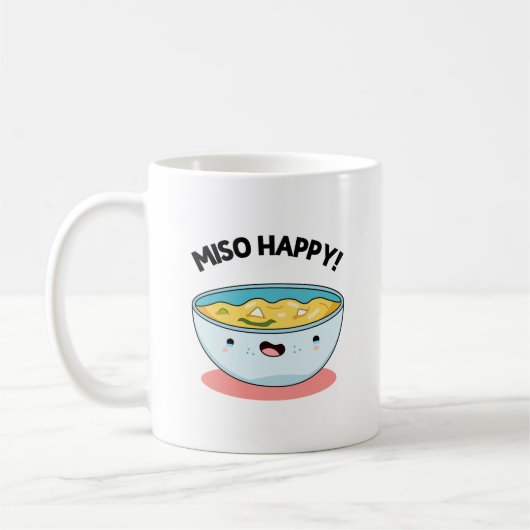 Mug Miso Happy Funny Soup Pun (Gauche)