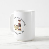Mug Miso Salty, Soy Into You - Caricature Pun Alimenta (Devant gauche)
