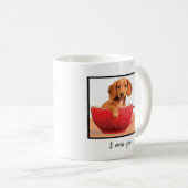 Mug Miss Dachsund Puppy en Coupe (Devant droit)