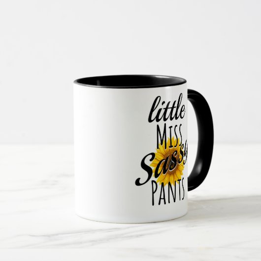 Mug Miss Sassy Pants - Lumière - (Devant droit)
