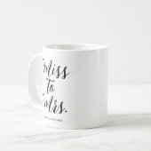 Mug Miss to Mrs Mariage Fête de Fiançailles Enterremen (Devant gauche)