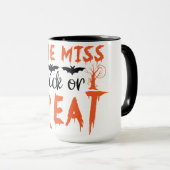 Mug Miss Trick Traite les femmes (Devant droit)