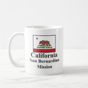 Mug Mission Drinkware de la Californie San Bernardino
