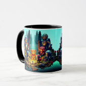 Mug "Mission Secourue : Robots et Ours en peluche perd (Devant gauche)