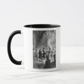 Mug Missionnaires de Moravian parmi les Indiens (Gauche)