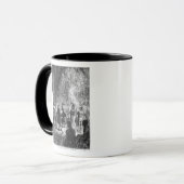 Mug Missionnaires de Moravian parmi les Indiens (Devant gauche)