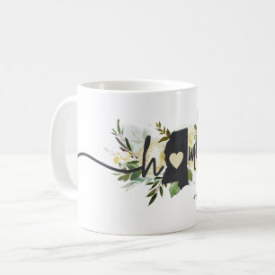 Mug Mississippi État Personnalisé Ville Maison Rustiqu