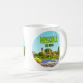 Mug Missoula Montana Centre-ville Vintage (Devant droit)