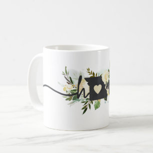 Mug Missouri État Personnalisé Votre Ville Maison Rust