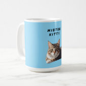 Mug Mister Kitty – Conception de personnage de chat mi (Devant gauche)