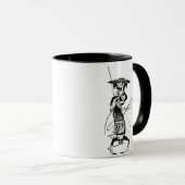 Mug Mistigris "de la ville curieuse " (Devant droit)
