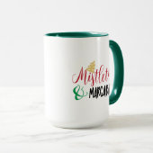 Mug Mistletoe de Noël et Margaritas, Noël Joyeux Amuse (Devant droit)