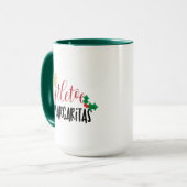 Mug Mistletoe de Noël et Margaritas, Noël Joyeux Amuse (Devant gauche)