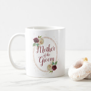Mug Mistletoe Manor Rose Gold Ovale Mère du Marié