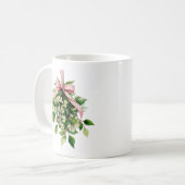 Mug Mistletoe with Pink Ribbon (Devant gauche)