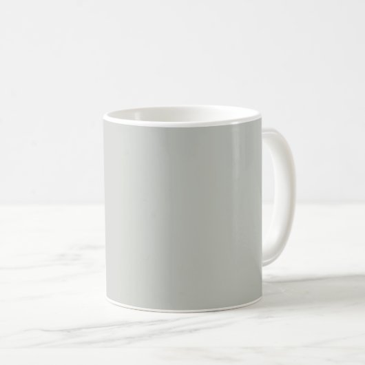 Mug Misty Gray Green Solid Color (Devant droit)