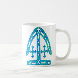 Mug Miter en bleu et vert