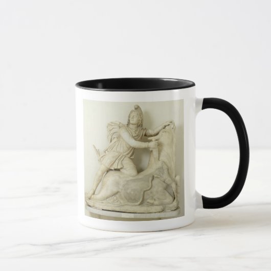 Mug Mithras sacrifiant Taureau, soulagement de marbre, (Droite)