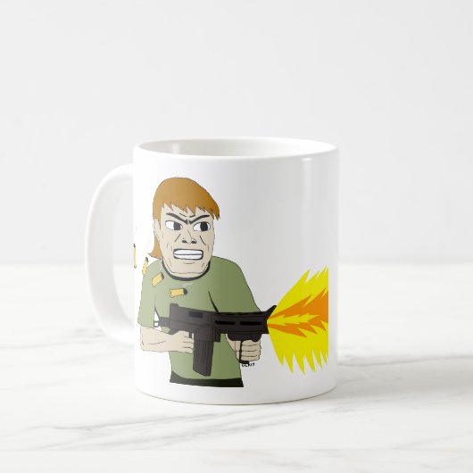 Mug mitrailleuse (Devant gauche)