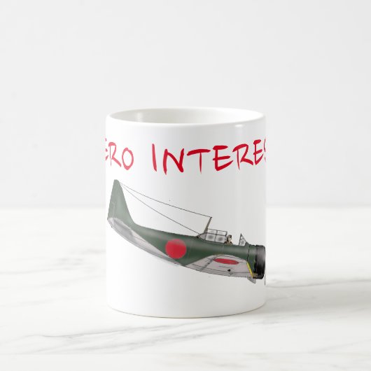 Mug Mitsubishi Zero 7AM 'Zéro Intérêt' (Centre)