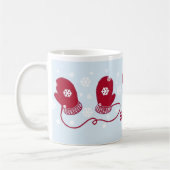 Mug Mittens Rouges - Laissez Neiger (Gauche)