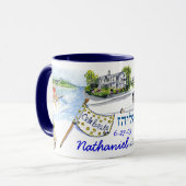 Mug mitzvah de la barre des nathaniel (Devant gauche)