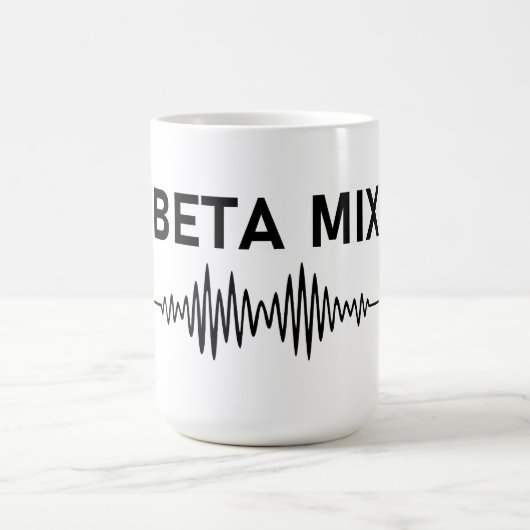 Mug Mix Bêta - Forme audio (Centre)