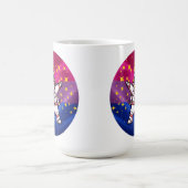 Mug MIXED MARTIAL ART : Drapeau BI dans l'espace avec  (Centre)