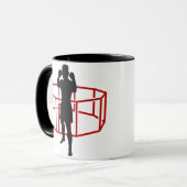 Mug MIXED MARTIAL ART Mens Marshal Arts Mélange Cage F (Devant gauche)