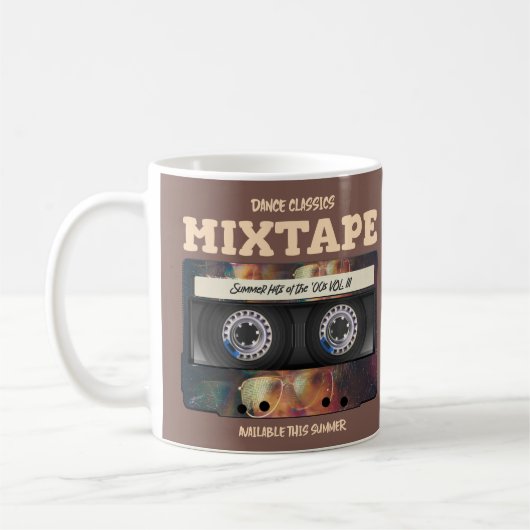 Mug Mixtape de Classiques de Danse Tubes de l'Été des (Gauche)